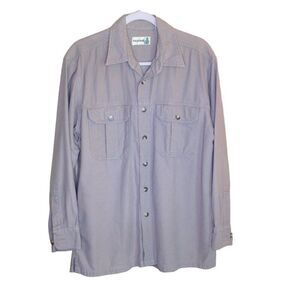 FieldMaster Long Sleeve Shirt 100% Cotton Medium